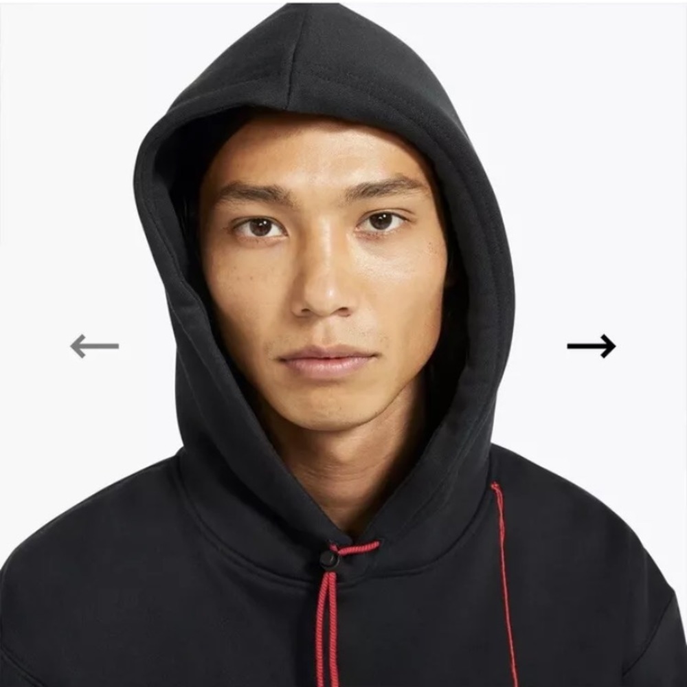 Nike Air Jordan Jumpman Holiday Hoodie Pullover Men’s Large CT3457-010 - Picture 6 of 9